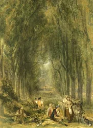 Der Lindenweg in Weston, Buckinghamshire